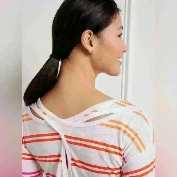 Bashful stripe Talbots tee - Picture 2 of 6